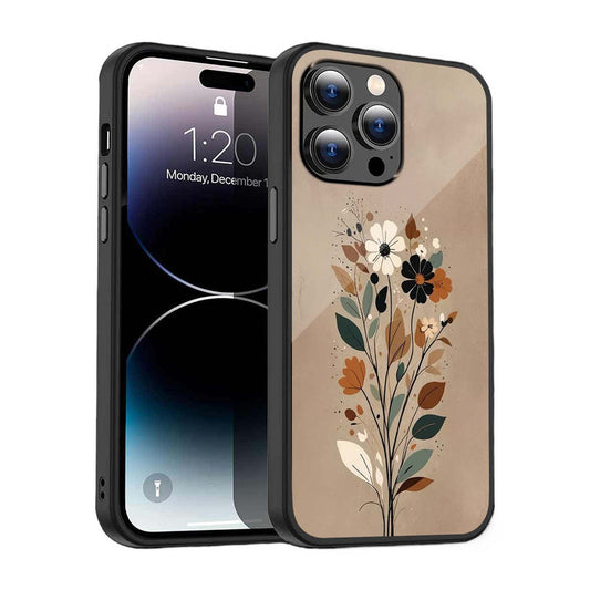 Vintage Floral Bloom Phone Cover | Glass Case