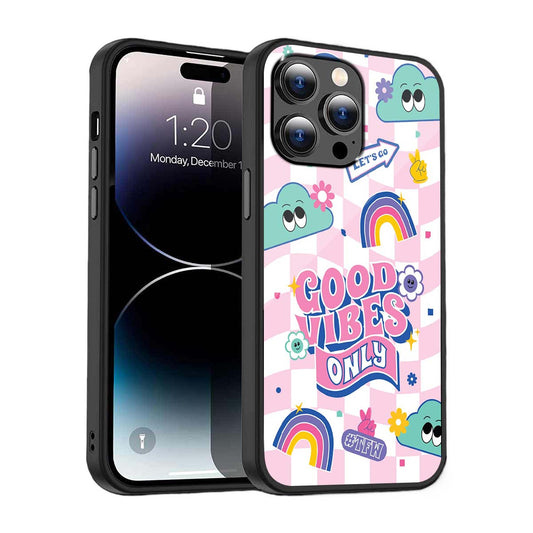 Good Vibes Only Phone Cover | Glass Case