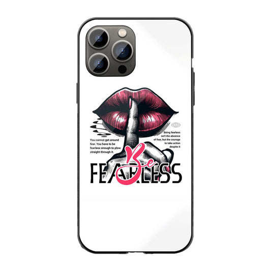 Be Fearless Lips Phone Cover | Glass Case