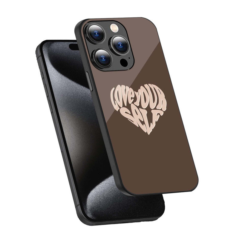 Self-Love Aesthetic Phone Cover | Glass Case