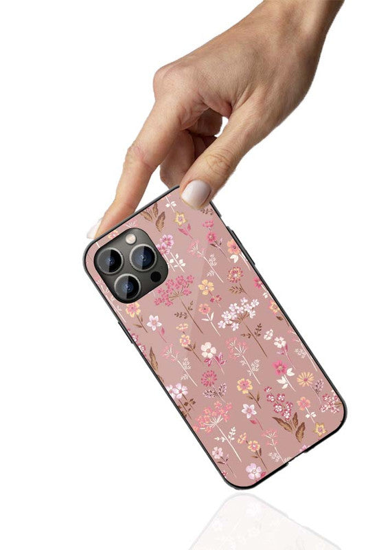 Vintage Floral Phone Cover | Glass Case