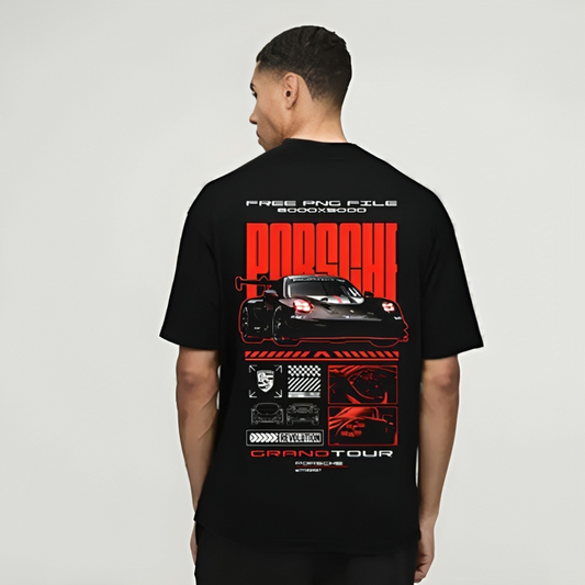porsche grand tour | Oversize T-Shirt