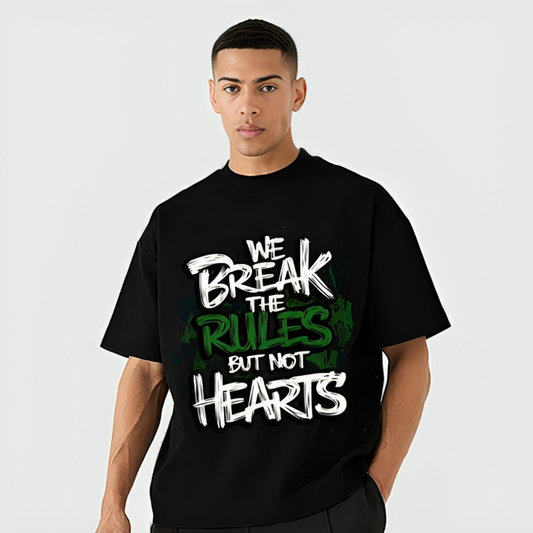we break the rule but not hearts | Oversize T-Shirt